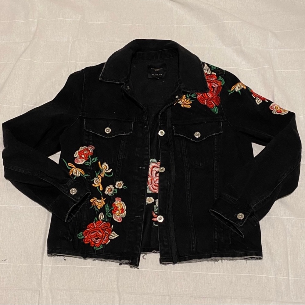 Zara Embroidered Denim Jacket (ON HOLD)